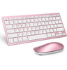 Rose Gold Wireless Keyboard And Mouse Combo For Ipad