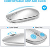Silver Wireless Keyboard And Mouse Combo For iPad