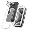 Iphone 15 Pro Max phone case with screen protector2+2+1 pack